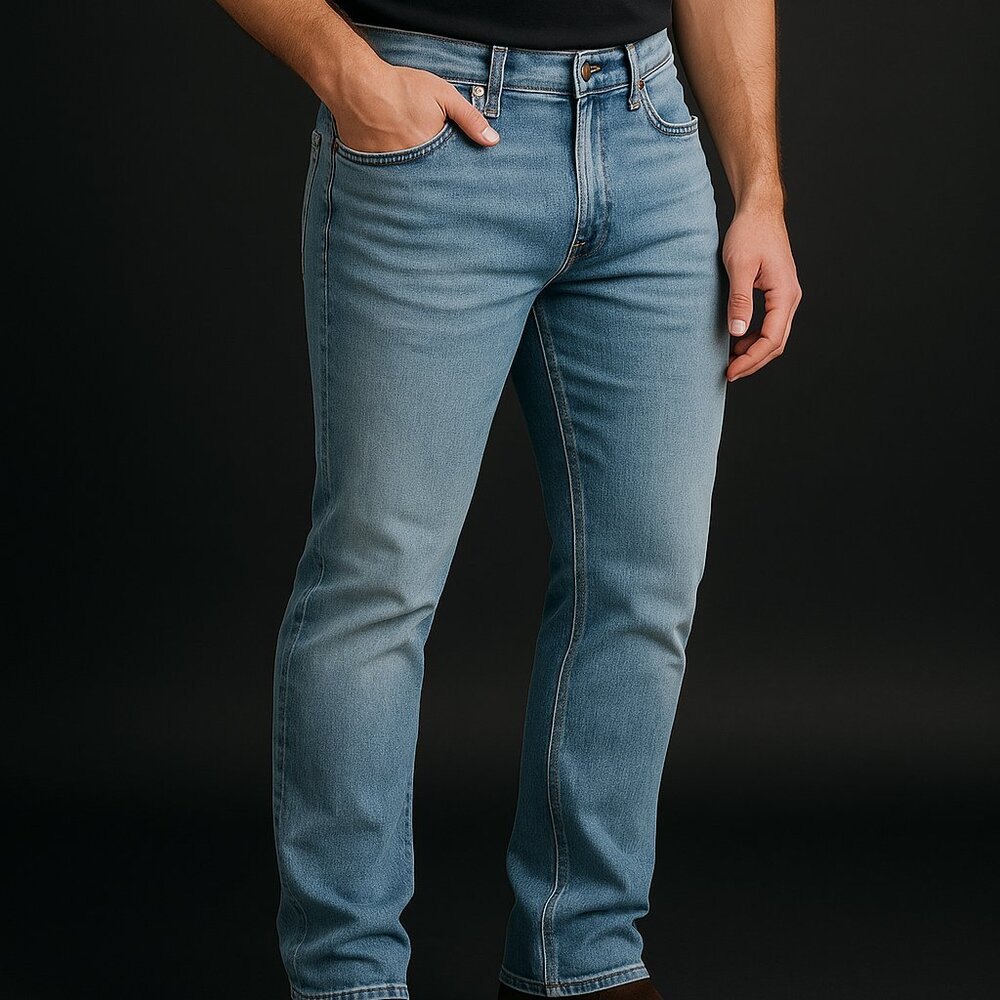 Lucky Brand 121 Slim Straight Light Wash Jeans - Size 40x30